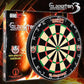 Gladiator Dartboard with Top-Grade African Sisal and Sword Edge Staple Free Wire Spider for Maximum Scoring Potential and Less Bounce Outs
