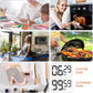 Weewooday 24 Pcs Digital Kitchen Timer Magnetic Timer Bulk On/Off Switch Minute Second Count up Countdown Loud Alarm for Exercise Cook Baking(Multicolor)