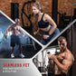 Yes4All Tricep Press Down Cable Machine Attachment Set, LAT Pulldown Attachment, Cable Machine Accessories for Home Gym