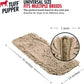 Tuff Pupper Quick Dry Towel for Dogs | Ultra Absorbent Microfiber Shammy | Extra Large 35x15 Size for All Breeds | Comfortable Hand Pockets | Indoor Outdoor Use | Durable Material | Machine Washable