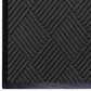 M+A Matting WaterHog Diamond | Commercial-Grade Entrance Mat with Rubber Border – Indoor/Outdoor, Quick Drying, Stain Resistant Door Mat (Charcoal, 3' x 8')