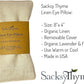 Organic Linen Eye Pillow - Lavender & Flaxseed for Relaxation, Yoga, Stress Relief - Microwavable Heating Pad & Cool Compress - Made in USA - Gifts for Meditation