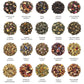 Tea Forte Jubilee Premium Tea Chest Gift Sampler, 40 Count, 2 of each Variety Blend Individually Wrapped Handcrafted Pyramid Infuser Bags