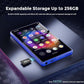 128GB MP3 Player with Bluetooth and WiFi，Music Video Player with Spotify Pandora,Amazon Music, 5" Touch Screen Android MP4 MP3 Player for Kids with Audible, YouTube, Spotify Kids,up to 256GB (Blue)