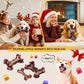 Magicorange Tough Dog Toys, Chew Toys for Aggressive Chewers, Dog Bone Toy Nylon Almost Indestructible Dogs Toy for Teeth Cleaning and Training (Brown)