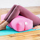 Sol Living Yoga Bolster Pillow Rectangular Meditation Cushion Cotton Meditation Accessories for Restorative Yoga Meditation Pillow Yoga Pillow Firm Body Pillow Bolster Pillow for Legs Removable Cover