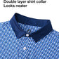 DEOLAX Mens Polo Shirts Fashion Print Mens Golf Shirt Dry Fit Mens Golf Polo Short Sleeve Quick Dry Funny Golf Shirt for Men