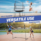 ZELUS Volleyball Training Equipment, 11x8 ft Volleyball Practice Net Station with Adjustable Height & Ball Return