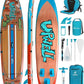 UPWELL 11’6”/11'2”/11'/10'8”/10'6”/10'2” Inflatable Stand Up Paddle Board with sup Accessories Including Backpack, Repairing Kits, Non-Slip Deck, Leash, 3 Fins, Paddle and Hand Pump