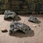 IBWell Resin Leopard Gecko Hide, True to Nature Reptile Rock for Bearded Dragon Hideout Snake Hides for Ball Pythons, Tortoise House Terrarium DÉCor - Meidum