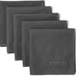 Pocket-Sized Sweat Towels - The Original Sweat Absorbing Handkerchiefs - Quick-Dry Microfiber Sweat Rags for Face, Hands, & Body - Men & Women - Gym, Sports, and Work (Dark Grey: 5 Pack)
