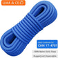 X XBEN Outdoor Climbing Rope 10M(32ft) 20M(64ft) 30M(96ft) 50M(160ft) 70M(230ft) 152M(500FT) 352M(1000FT) Static Rock Climbing Rope for Escape Rope Ice Climbing Equipment Fire Rescue Parachute