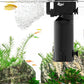 AQQA Dual-Use Aquarium Filter,Fish Tank Filter + Small Water Pump,Filtration,Wave-Making,Dissolved Oxygen,Water Circulation,Water Changes,Fountains Multifunctional Pump,Saltwater Freshwater (18W)