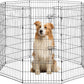 48 Tall Dog Playpen Crate Fence Pet Play Pen Exercise Cage -8 Pane