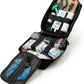 Scherber Premium IFAK Kit Trauma Pack | HSA/FSA Approved | Fully Stocked MOLLE Pouch w/CAT Tourniquet, HyFin Chest Seal, & Israeli Bandage | Trauma Kit for Gunshot, Bleeding, Major Wound Care (Black)