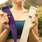 Adaptive Yoga Strap, Stretching Strap, 2 Inches Wide, 100% Naturally Soft Cotton, Steel D-Rings, Includes Natural Cotton Drawstring Storage Pouch and Instructional E-Book