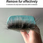 Pet Deshedding Tool with Curve Blade, Cat Grooming Brush, Tight V-shaped Teeth Shedding Comb for Cats and Dogs (Green, Small)