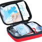 Breakwater Supply™ First Aid Kit for Car, Home, Office, Travel, Dorm, Businesses, 101 Piece HSA FSA Household & AirBNB Essentials Medical Kit & Emergency Supplies with Ice Pack + Waterproof Case Red