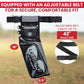 Legend XT420 Field Quiver - Left or Right-Handed Quiver Arrow Holder, Archery Quiver with 3 Arrow Tube, Durable Nylon Hip Quivers with Multiple Pockets for Archery Accessories, Score Card & Tools