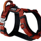 MADE TO ROAM Premium Explorer Harness - Y-Shaped Dog Harness with Adjustable Durable Nylon, Soft Padding, Metal Buckles and Leather Handle for Small, Medium, Large Dogs (Texas Flair, Size 7)