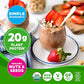 Orgain Organic Simple Vegan Protein Powder, Chocolate - 20g Plant Based Protein, Made with less Ingredients, No Artificial Sweeteners, Gluten Free, No Dairy or Lactose, 1.25 lb (Packaging May Vary)