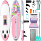 Niphean Inflatable Stand Up Paddle Board with SUP Accessories, Anti-Slip EVA Deck, 10’6’’ Inflatable Paddle Boards for Adults & Youth of All Skill Levels