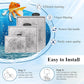 Large Aquarium Fish Tank Filter Cartridges with Filter Pad, Compatible with Aqueon QuietFlow Filter LED PRO Size 20,30,50,75/Power Filter Size 20,30,50,55/75, E Internal Size 40 Canister Filter