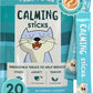 ALBERT & MIA Calming Sticks Lickable Calming Cat Treats for Stress and Anxiety Relief for Cats, Irresistible - Vet Recommended (Sleeping Aid, Vet Visits, Grooming, Car Rides, Plane) 20 Pack