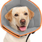 Dog Cone Collar L, Soft Cones for Large Medium Small Dogs,Adjustable Dog Cone Alternative to Stop Licking, Comfy Elizabethan Collar for After Surgery Wound Healing & Hot Spots Orange