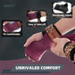Frelaxy Lifting Wrist Straps Women and Men, Weight Lifting Grips with Cushion Wrist Loop, Double Layer Leather and Storage Pouch, Gym Workout Straps for Deadlift and Powerlifting