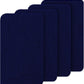 OLANLY Dog Door Mat Set 4-Piece 30x20, Absorbs Moisture and Dirt, Absorbent Non-Slip Washable Doormat, Quick Dry Chenille Mud Mat for Dogs, Entry Indoor Entryway Carpet for Inside Floor, Navy Blue