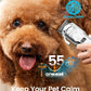 oneisall Dog Clippers for Grooming Thick Hair Professional,Cordless/Low Noise Pet Grooming Kit with Detachable Metal Combs, Rechargeable Heavy-Duty Pet Clippers for Thick/Curly/Fine/Wavy Hair (Sliver)