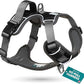 Embark Adventure Dog Harness, Reflective Trim No Pull Dog Harness Medium Sized - Military Grade Nylon, Front Clip with Gel Lined Handle. Soft & Padded Puppy Harnesses for Any Breed