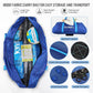 2025 Outdoor Professional Volleyball Net Set for Backyard Beach with Tetoron Net, Adjustable 2" Aluminum Poles, PU Volleyball,Carry Bag - Easy Setup & Anti-Sagg with 2 Tension Adjusters