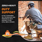 Bukihome Work Boot Insoles for Construction & Standing All Day - Heavy Duty Orthotic Shoe Inserts with Shock Absorption, Arch Support & Fatigue Reduction Durable Support Fits Work Boots -2XL