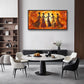 Quorin African American Large Wall Art Abstract Black Girl Women Dance Pictures Wall Decor Retro Ethnic Canvas Print Painting Artwork for Bathroom Living Room Bedroom 60L x 30W