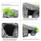 Premium Small Fish Tank Decorations, Reptile Tank Accessories, Turtle Tank Accessories, Natural Reptile Hide for Bearded Dragon, Professional Turtle Basking Platform (Small)