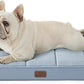 Bedsure Cooling Dog Bed for Small Dogs - Orthopedic Flat Puppy Beds with Removable Washable Cover, Egg Crate Foam Pet Mat, Suitable for Pet Up to 20 lbs