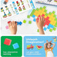 Picasso Cubes 1” Magnetic Puzzle Cubes 108 Piece Magnet Construction Building Block Set Sensory Toy Early Education STEM Learning, Free Ideabook with 50 Ideas, Children Age 3+ Boy Girl PMC108