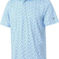 Men's Golf Polo Shirts Short Sleeve Striped Performance Moisture Wicking Dry Fit Golf Shirts for Men