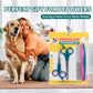 Professional Pet Grooming Kit, Stainless Steel Dog & Cat Grooming Shears with Rounded Tip Blades for Safe Fur Trimming, Thinning Shears, Straight Scissors, and Pet Comb (Set of 3)