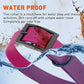 Dogline Biothane Waterproof Dog Collar Strong Coated Nylon Webbing with Black Hardware Odor- Proof for Easy Care Easy to Clean High Performance Fits Small Medium or Large Dogs, Magenta Pink