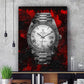 Luxury Watch Canvas Print Office Wall Decor Modern Art Pop Culture Decoration Inspiration Clock Timer Prints Framed Arts Walls Furniture (24" x 18")