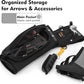 SUNYA X510 Field & Competition Hip Arrow Quiver | 3-Slot Noise-Free Archery Quiver with Sturdy Storage System (42x18cm)