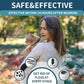 Flea and Tick Collar for Cats - 4 Pack, 32 Month Protection Treatment, Waterproof, Natural Prevention, Adjustable for Cats & Kittens (Black)