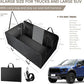 XL Truck Back Seat Extender for Dogs, PU Leather Hard Bottom Car Seat Cover for Dogs,Heavy Duty Dog Car Seat Cover for Back Seat, Waterproof Dog Hammock for Truck, F150, Ram1500 and Large SUV