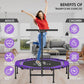 CLORIS 38in/48in Folding Trampoline - Max Load 220lbs / 450lbs Mini Trampoline Rebounder Trampoline for Adults with Adjustable Foam Handle, with safty Padded Cover Best Gift for Kids/Adult