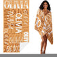JML Personalized Beach Towel with Name, Custom Beach Towel with Name, Customized Microfiber Pool Towel, Quick Dry & Absorbent Swim Towel for Adult,Anniversary, Birthday, Summer Holiday,Vacation