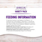 Wellness Healthy Indulgence Shreds Adult Wet Cat Food, Natural, Protein-Rich, Grain Free, 3 Ounce Pouch, 8 Pack, (Shreds Variety Pack)