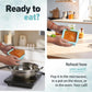 2-Cup Silicone Freezer Trays with Lids – Perfect for Meal Prep, Portion Control, and Easy Freezing-Meal Prep Container Molds for Soup,Leftovers (Bondi Mint, 4 Pack)
